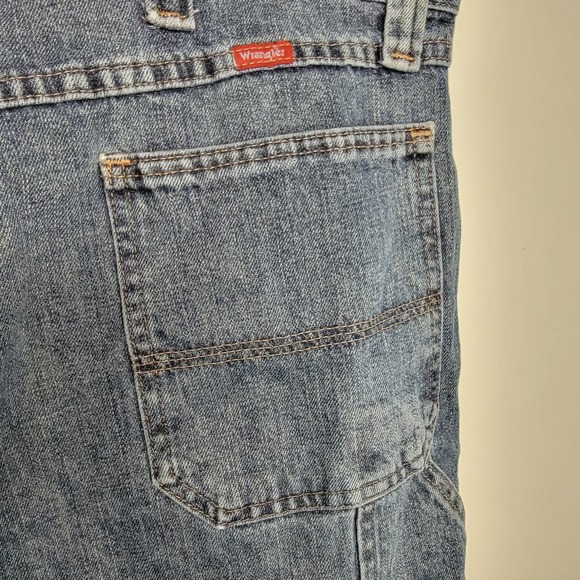 36 Wrangler Cargo Denim Shorts Jeans Jean Y - Picture 4 of 11